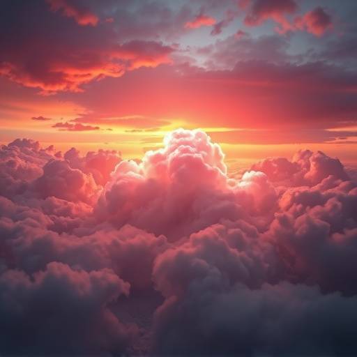 Illustration of cloud cybersecurity