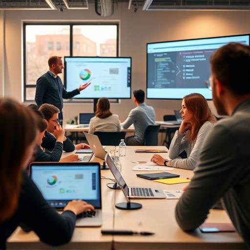 Photo of Michael Brown, leading the UX/UI Design Masterclass at Apex Academy.